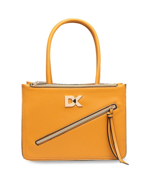 

Diana Korr Yellow Solid Handheld Bag