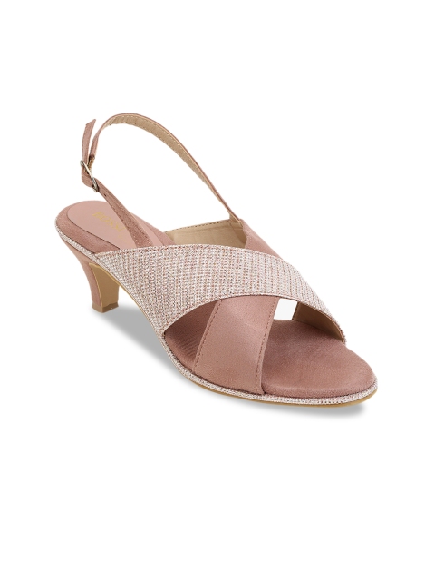 

SCENTRA Women Pink Solid Kitten Heels
