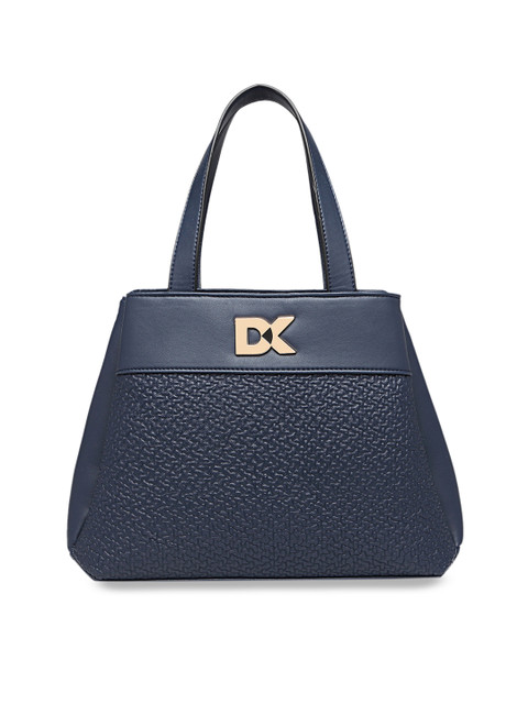 

Diana Korr Blue Textured Handheld Bag