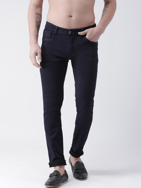 

Rex Straut Jeans Men Blue Slim Fit Mid-Rise Clean Look Stretchable Jeans