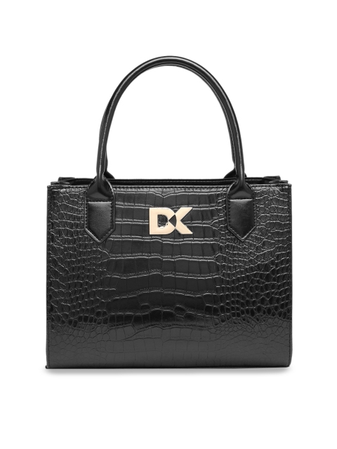 

Diana Korr Black Textured Handheld Bag