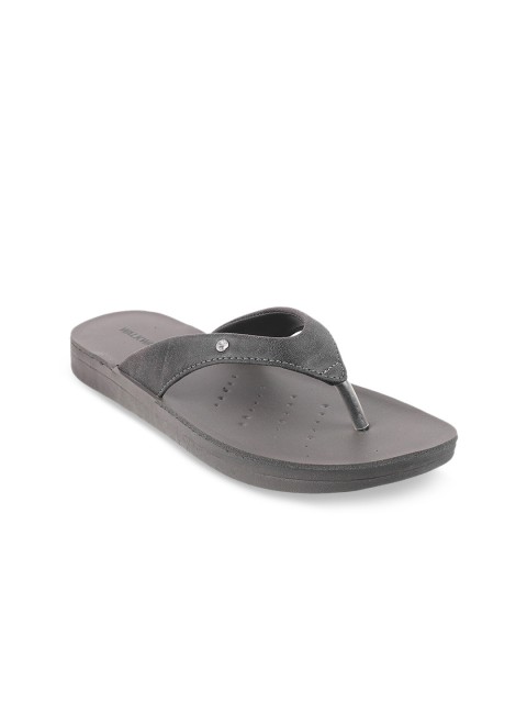 

WALKWAY Women Grey Solid Open Toe Flats