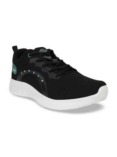 

Campus Men Black Mesh Running Shoes