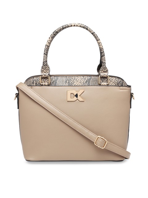 

Diana Korr Beige Solid Handheld Bag