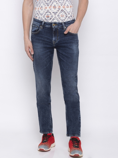 

SPYKAR Men Blue Straight Fit Mid-Rise Clean Look Jeans