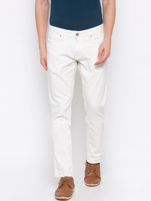 

SPYKAR Men White Skinny Fit Low-Rise Clean Look Jeans