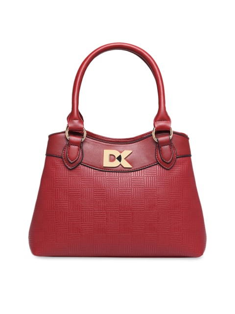 

Diana Korr Maroon Solid Handheld Bag