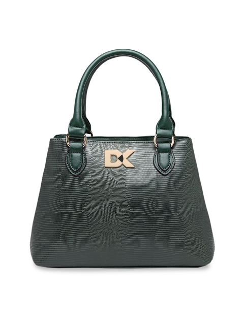 

Diana Korr Green Textured Handheld Bag