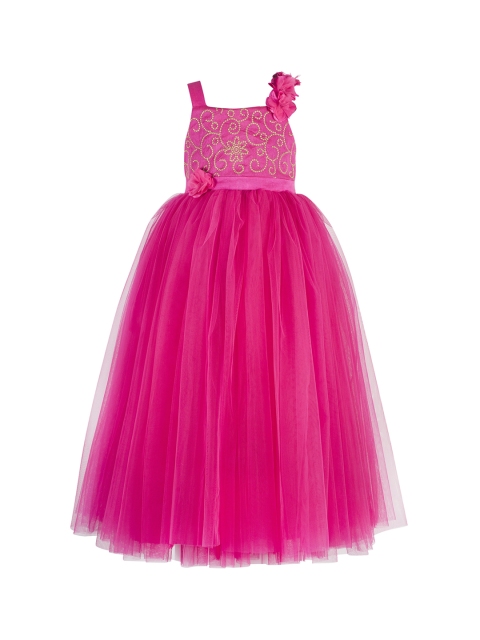 

Toy Balloon kids Girls Pink Embellished Maxi Dress