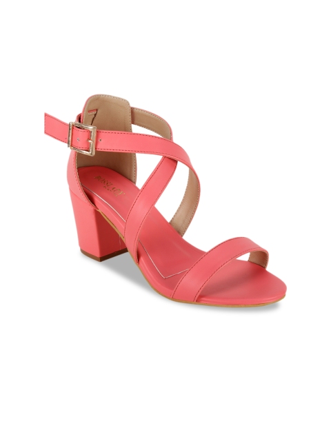 

SCENTRA Women Pink Solid Sandals