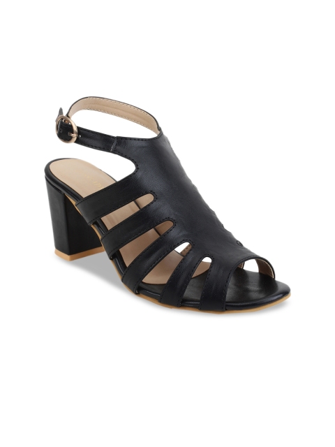 

SCENTRA Women Black Solid Heels