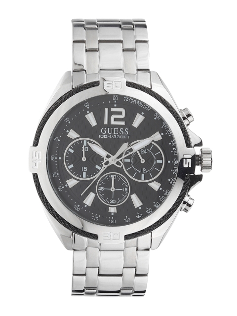 

GUESS Men Black Analogue Watch W1258G1