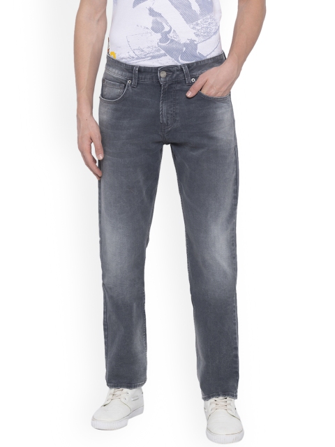 

SPYKAR Men Grey Straight Fit Mid-Rise Clean Look Jeans