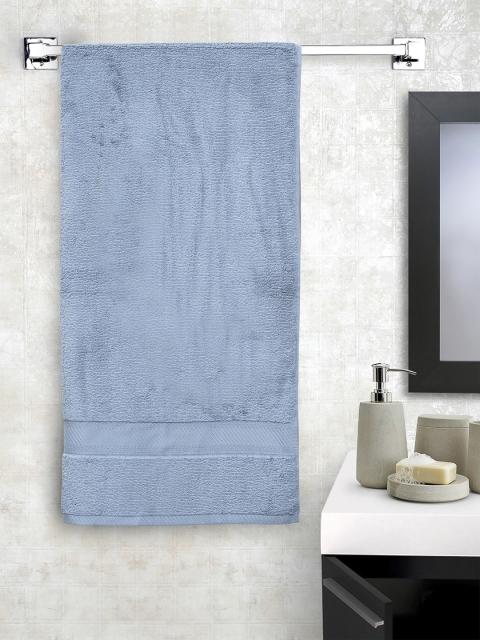 

CORE Designed by SPACES Unisex Blue Solid Season Best Standard 450GSM Bath Towel