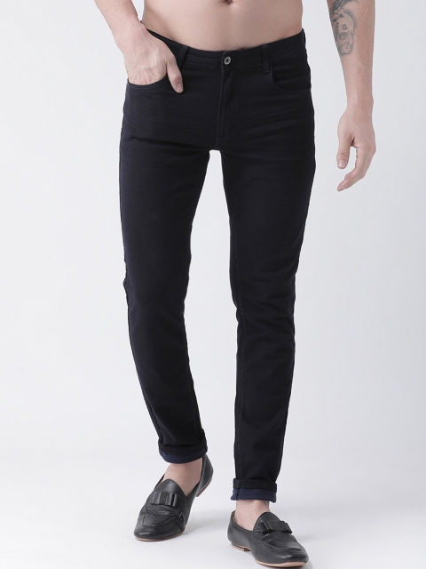 

Rex Straut Jeans Men Blue Tapered Fit Mid-Rise Clean Look Stretchable Jeans