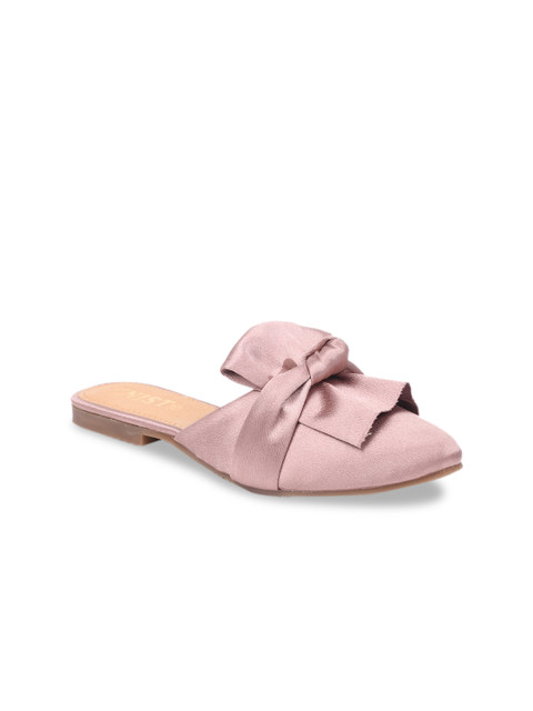 

GNIST Women Pink Solid Mules