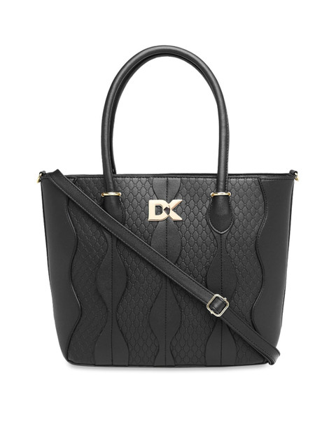 

Diana Korr Black Textured Handheld Bag