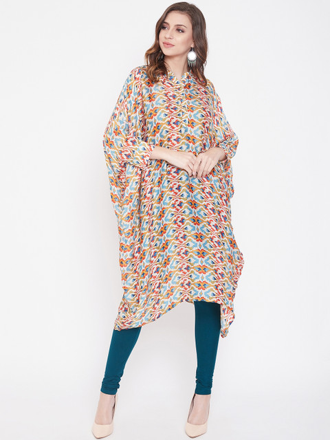 

The Kaftan Company Women Multicoloured Printed Kaftan Kurta, Multi