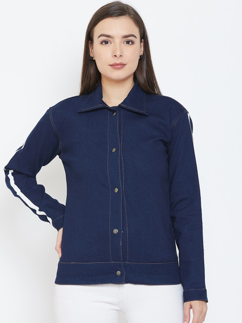

Rider Republic Women Blue Solid Tailored Jacket