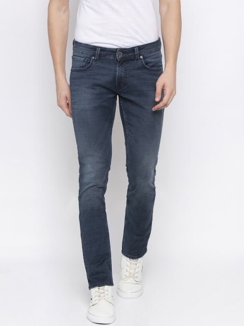 

SPYKAR Men Blue Skinny Fit Low-Rise Clean Look Jeans
