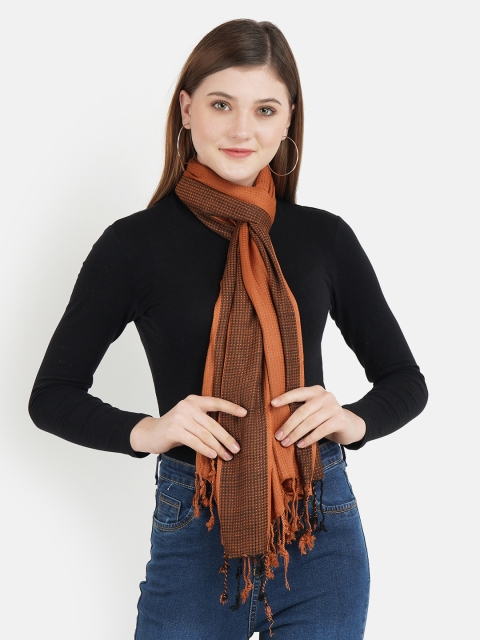 

Aditi Wasan Women Brown Woven Design Stole