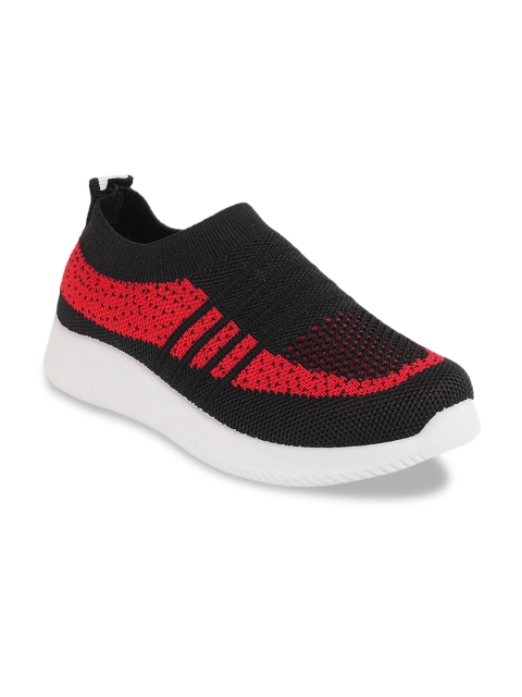 

Kittens Boys Black & Red Slip-On Sneakers