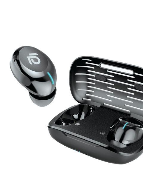 

Molife Unisex Black & Grey Solid Play 700 Bluetooth Wireless Earpods Earphones