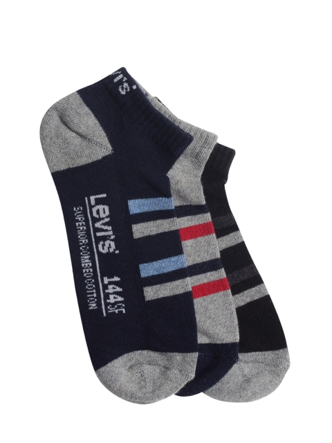

Levis Men Pack of 3 Assorted Ankle-Length Socks