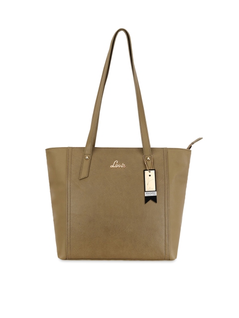 

Lavie Olive Green Solid Shoulder Bag