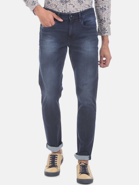 

U.S. Polo Assn. Denim Co. Men Blue Slim Fit Mid-Rise Clean Look Stretchable Jeans