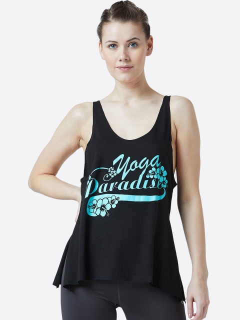 

PERF Women Black Printed Tank Top