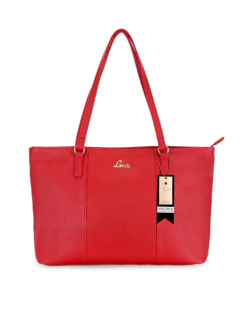 

Lavie Red Solid Shoulder Bag