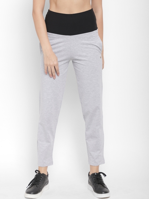 

Floret Women Grey Melange Solid Slim-Fit Track Pants