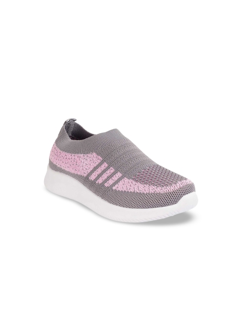 

Kittens Girls Grey & Pink Slip-On Sneakers