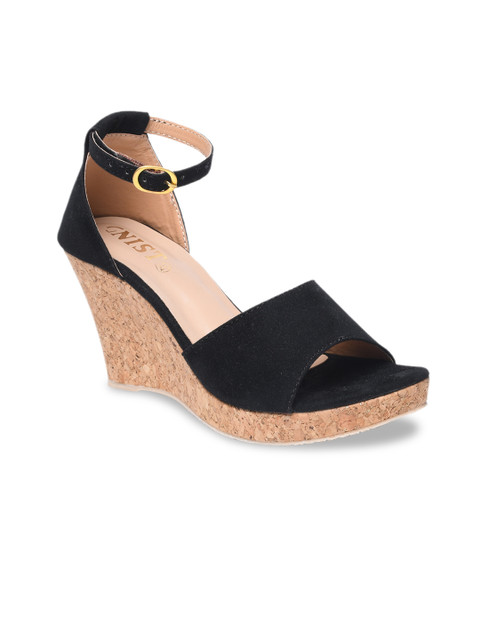 

GNIST Women Black Solid Heels