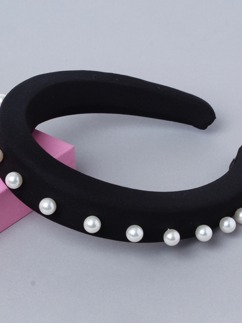 

The Magic Wand Black Embellished Hairband
