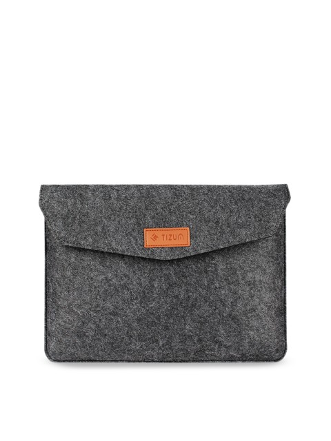 

Tizum Unisex Grey Textured Laptop Sleeve