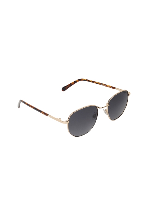

Fossil Men Oval Sunglasses 2022643YG519O, Grey