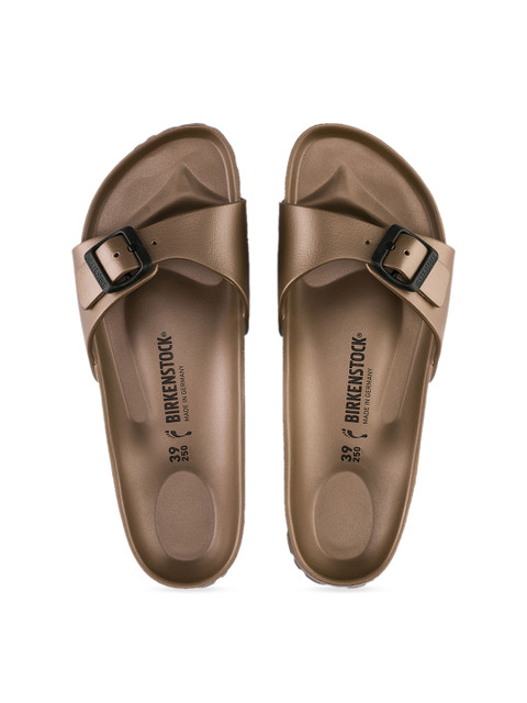 

Birkenstock Women Brown Solid Madrid EVA Open Toe Flats