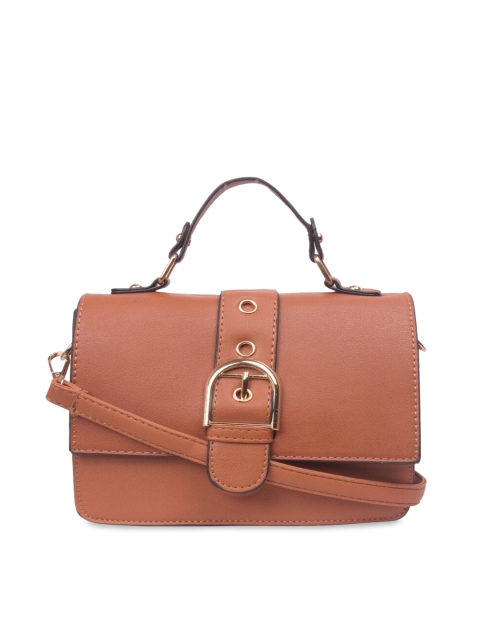 

Bagkok Brown Solid Sling Bag