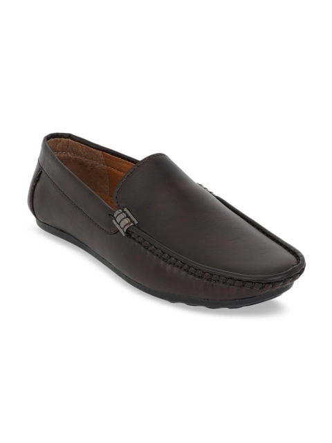 

Kielz Men Brown Solid Formal Loafers