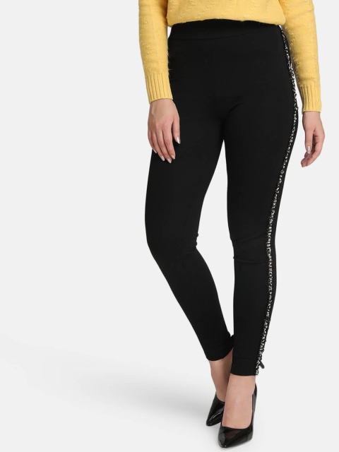 

Kazo Women Black Solid Skinny-Fit Jeggings