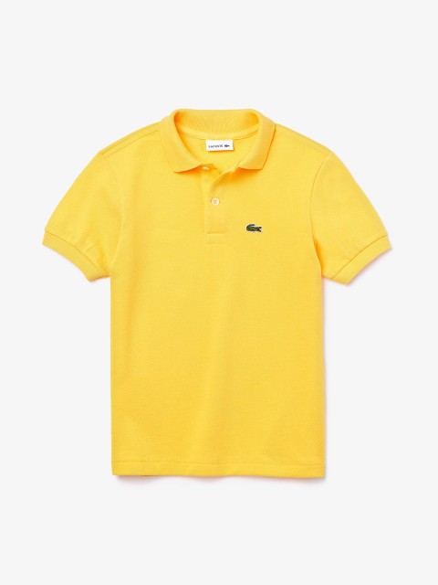 

Lacoste Boys Yellow Solid Polo