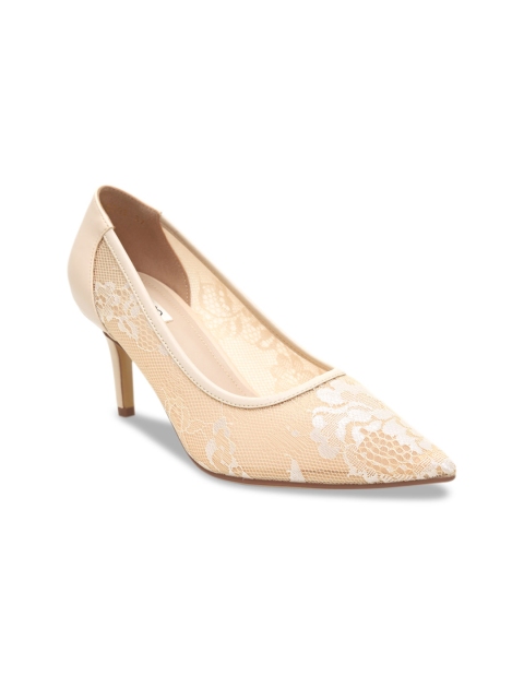 

ROSSO BRUNELLO Women Nude-Coloured Woven Design Pumps