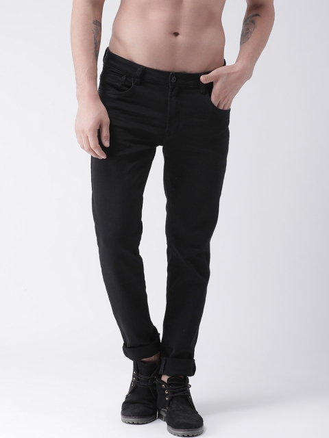 

Rex Straut Jeans Men Grey Tapered Fit Mid-Rise Clean Look Stretchable Jeans