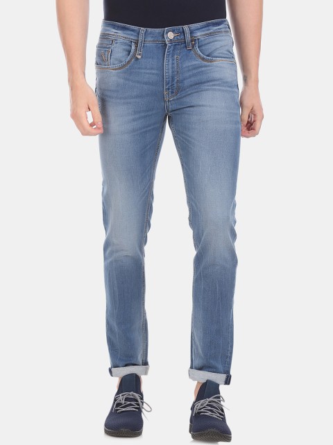 

Ed Hardy Men Blue Slim Fit Mid-Rise Clean Look Stretchable Jeans