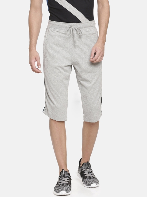 

Macroman M-Series Men Grey Melange Solid Regular Shorts