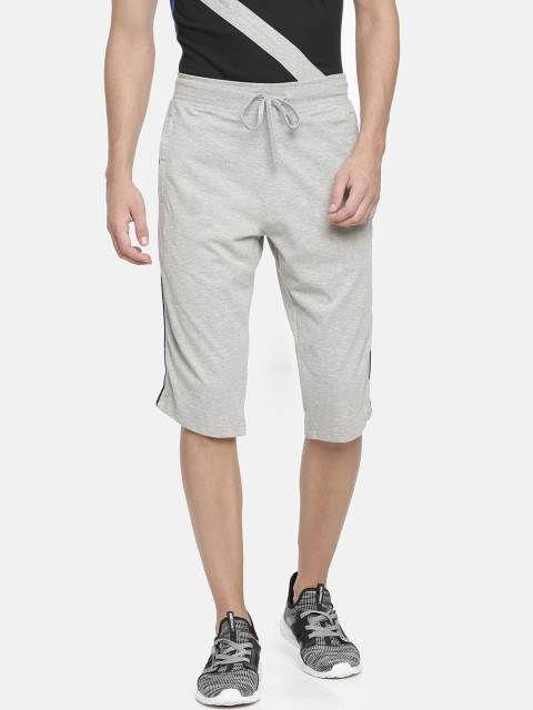 

Macroman M-Series Men Grey Melange Solid Regular Shorts
