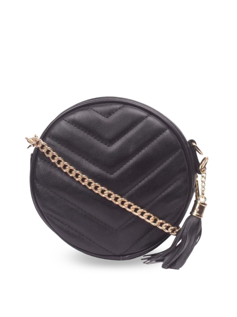 

Bagkok Black Solid Sling Bag