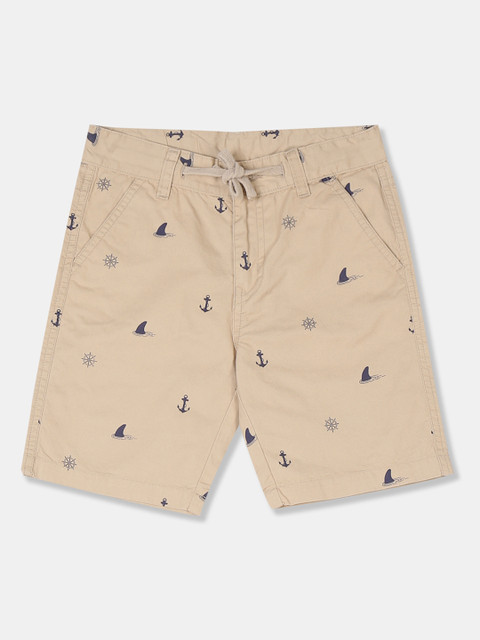 

Cherokee Boys Beige Printed Regular Fit Regular Shorts